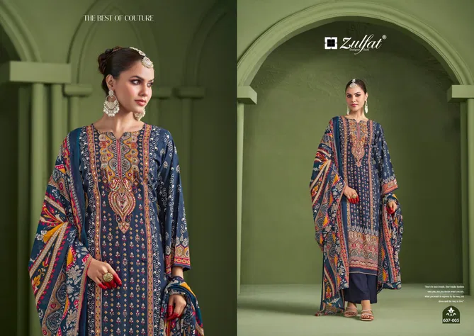 Aayat Vol 7 By Zulfat Viscose Printed Dress Material Suppliers In India